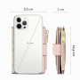 GAEKEAO Petit Portefeuille Femme Blocage RFID Cuir Bifold Porte Carte à Fermeture éclair Titulaire de Carte de Crédit avec Fenêt