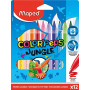 Maped Color Peps 845902 Lot de 12 feutres de coloriage Jungle