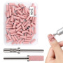 Version Mise à Niveau Sans Couture Embout Emeri 240, 100Pièces Mini Emeri 240, Embout Emeri, Bandes de Ponçage pour Ponceuse à O