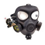 W WIDMANN MILANO Party Fashion - Masque à gaz, accessoire déguisement | Masque de costume noir pour les déguisements steampunk,