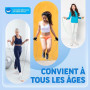 Corde a sauter sport, PORTENTUM Corde à Sauter Réglable pour Enfant & Adulte pour Fitness, Crossfit, Sport, Boxe 2.8M