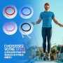 Corde a sauter sport, PORTENTUM Corde à Sauter Réglable pour Enfant & Adulte pour Fitness, Crossfit, Sport, Boxe 2.8M