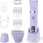 Rasoir Electrique Feminin Tondeuse précise pour visage et zones sensibles, Tondeuse à poils corporels pour visage, jambes, aisse