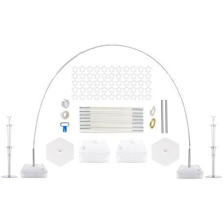 PILIN Kit D'Arche De Ballons, Set D'Arche de Ballons Ajustable et RéUtilisable 3Mx2M, DéCoration pour Mariage, Remise de DiplôMe