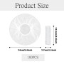 100 Pcs Charlotte Cheveux, 42cm Large Élastique Épais Bonnets de Douche, Jetables Bonnet douche Protection Cheveux plastique pou