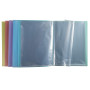 Exacompta - Réf. 88370E - Paquet de 5 protège-documents Chromaline Pastel - 30 pochettes cristal - 60 vues - pour A4 - dim 24 x
