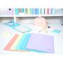 Exacompta - Réf. 88370E - Paquet de 5 protège-documents Chromaline Pastel - 30 pochettes cristal - 60 vues - pour A4 - dim 24 x