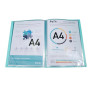 Exacompta - Réf. 88370E - Paquet de 5 protège-documents Chromaline Pastel - 30 pochettes cristal - 60 vues - pour A4 - dim 24 x
