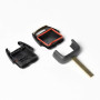 JONGO - Coque de Clé avec Lame Compatible avec Opel et Vauxhall Astra G, Zafira A, Vectra B, Omega B | Boitier Clef Plip Voiture
