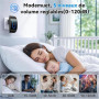 TECKNET Sonnette sans fil exterieur etanche, IP65 Etanche Carillon 400 Mètres, 60 Mélodies et 5 Niveaux Volume, Kit d'un Récepte