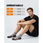 Chaussettes running homme, Chaussettes Sport Respirant,Chaussettes Basses Courte,Semelle en Tissu Éponge Coton, 6/10 Paires
