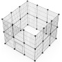 Langxun Bricolage avec Porte Petit Animal Pet Fence, Cage de Lapin, Cage de Cochon d'Inde, Chiot, Chaton Fence, intérieur ou ext