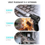 Voniobuy Mini Souffleur Sans fil Puissant, 200000 TR/Min Petit Souffleur Portable, souffleur air comprimé à 3 Vitesses avec Batt