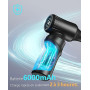 Voniobuy Mini Souffleur Sans fil Puissant, 200000 TR/Min Petit Souffleur Portable, souffleur air comprimé à 3 Vitesses avec Batt