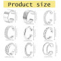 9 Pièces Ear Cuff Bijoux Faux Piercing Oreille Réglable Boucle Oreille Sans Trou Pas de Trous d'Oreille Earcuff Faux Cartilage e