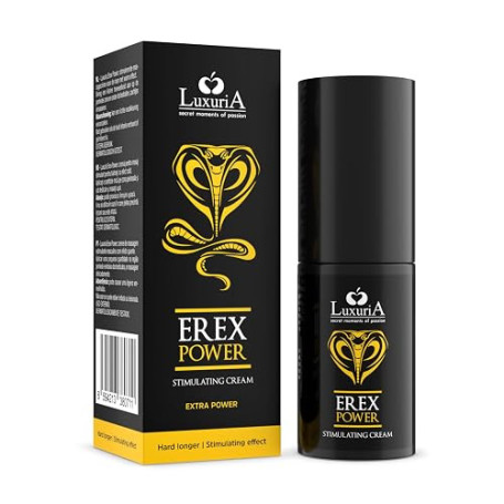 INTIMATELINE | Erex Power, Crème stimulante érection 30 ml | Énergisante, améliore l'érection du pénis, réactive la circulation