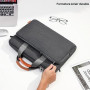 bagasin Sacoche Ordinateur Portable 15.6 17.3 14 13.3 Pouces Mallette Sac pc Tablette Ordinateur Sac à Bandoulière, Tissu Imperm
