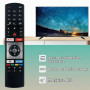 VINABTY Télécommande de Remplacement Compatible avec Telefunken HAIER TV | LDF40V280S LDU50H350S LDU65H350S LDU50V300S LDU49H350