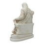 Statue Pieta Jésus-Christ et Mère Marie Gris Patine 22,9 cm