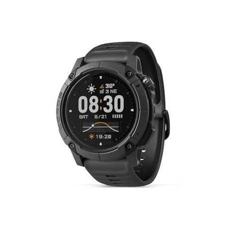 COROS Nomad Montre GPS Outdoor Robuste, écran MIP 1.3"- Gris foncé | Autonomie 22 jours, Cartes préchargées, Micro pour messages