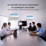 Comulytic Note Pro Enregistreur Vocal IA, Dictaphone de Réunions avec Étui | Dictaphone Enregistreur Vocal, Transcription, Résum