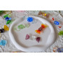 Yeskyltd Lot de 20 bonbons en verre de Murano faits à la main - Style vintage - Pour maison, fête, mariage, sapin de Noël, festi
