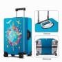 CRYSLOVE Housse de Valise Élastique 20-34 Pouces–Protection de Bagage Lavable et Réutilisable,Couverture de Valise Universelle p