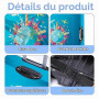 CRYSLOVE Housse de Valise Élastique 20-34 Pouces–Protection de Bagage Lavable et Réutilisable,Couverture de Valise Universelle p
