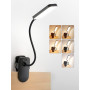 Lampe de Lecture,9 Niveaux de Luminosité+5 Couleur Lampe de Bureau Sans Fil | 4000mAh Lampe LED Rechargeable, 450 Lumens Lampe P