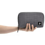 SIMTOP Organisateur de câbles, Pochette Voyage compacte Noirs | Organisateur de câbles compact avec plusieurs compartiments pour