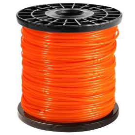 CHRORINE Fil Debroussailleuse Rond 2,4mm x 100 m Fil Coupe Bordure DIY Bobine de Fil Debroussailleuse
