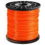 CHRORINE Fil Debroussailleuse Rond 2,4mm x 100 m Fil Coupe Bordure DIY Bobine de Fil Debroussailleuse