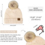 Bequemer Laden Bonnet Polaire Femme Echarpe Gants Tactiles Ensemble Chaud | Bonnets Pompom Chapeau Femme Écharpe Longue Tricot G