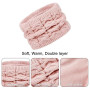 Enwokran Bonnet Echarpe Femme Tricotés Ensemble D'hiver Bonnet écharpe Gants D'écran Tactile 3 en 1 Doublé Polaire épais Bonnet
