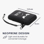 kwmobile Housse écouteurs Compatible avec in-Ear Headphones - Sacoche Protection Antichoc Oreillettes avec Fermeture éclair et F