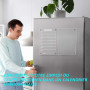 BIROYAL Lot de 2 Calendrier Magnetique Frigo(Avec Marqueurs 6 couleurs) - Acrylique Tableau Magnetique Frigo - Planning Semaine