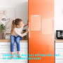 BIROYAL Lot de 2 Calendrier Magnetique Frigo(Avec Marqueurs 6 couleurs) - Acrylique Tableau Magnetique Frigo - Planning Semaine