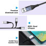 Câble USB C Charge Rapide [1M] Cable Chargeur USB Type C pour Samsung Galaxy S22 S23 S21 S20 Plus Ultra S10 S9 S8 S10E,A51 A71 A