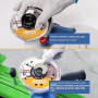HERZO Ecrou de Serrage Rapide M 14 pour meuleuse Bosch, Black&Decker, Dewalt, Flex, Hitachi, Metabo, Makita etc.