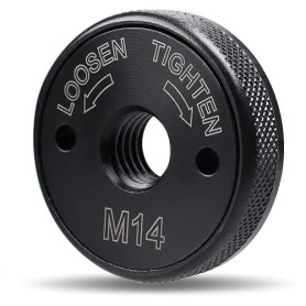 Shallho Écrou de serrage rapide M14 pour meuleuse d'angle AEG, Metabo, Makita, Flex, Black&Decker, Dewalt, Hitachi