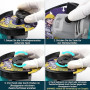Shallho Écrou de serrage rapide M14 pour meuleuse d'angle AEG, Metabo, Makita, Flex, Black&Decker, Dewalt, Hitachi