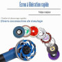 Shallho Écrou de serrage rapide M14 pour meuleuse d'angle AEG, Metabo, Makita, Flex, Black&Decker, Dewalt, Hitachi