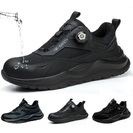 ZEPYFXIT Chaussures de Sécurité Hommes Femmes Chaussures de Travail Basket Sécurité avec Protection/Léger Imperméable et Antidér