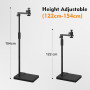 Support videoprojecteur pied videoprojecteur support projecteur sur trepied | rotation à 360°, base métallique robuste, supporte