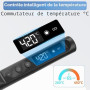 Kit de fer à souder USB-C diymore, fer à souder portable sans fil avec écran LCD, température réglable de 200 °C à 450 °C, avec
