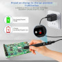 Kit de fer à souder USB-C diymore, fer à souder portable sans fil avec écran LCD, température réglable de 200 °C à 450 °C, avec