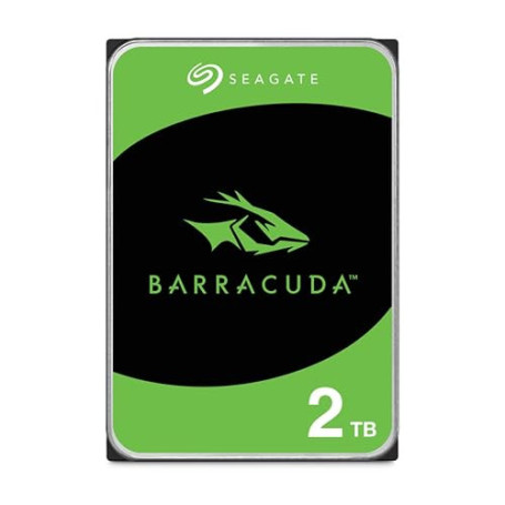 Seagate 2ToBarraCuda Disque Dur Interne | SATA 6 Gb/s (ST2000DMZ08) | 7200 tr/min. HDD bureau pour stockage PC quotidien, gaming