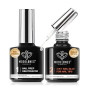 modelones Colle Faux Ongles 6 in 1 und Primer Gel, 2 x 10 ML Gummy Base Pose Americaine, Colle Capsule Americaine Ongle, Longue