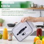 Ruiqas 4 PCS Boîte de Fruits Réfrigérés avec Couvercle | Frigo Boite de Conservation Alimentaire de Réfrigérateur avec Egouttoir