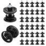 30 Pièces Clips de 7l6868243 Fixation, Weflay Voiture Plastique pour Garniture Agrafe Panneau de Porte Intérieure Compatibles av